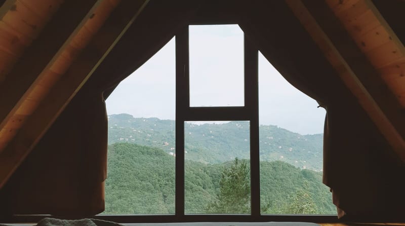 Wohnung Turm unter dem Dachgiebel mit Rundumblick